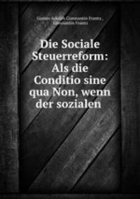 Die Sociale Steuerreform: Als die Conditio sine qua Non, wenn der sozialen .