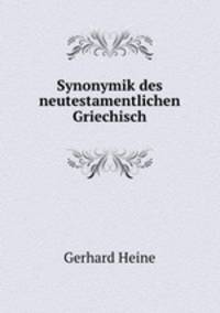 Synonymik des neutestamentlichen Griechisch