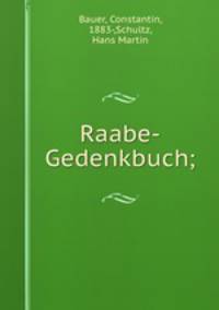 Raabe-Gedenkbuch;