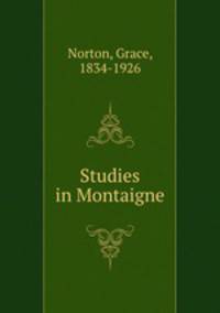 Studies in Montaigne