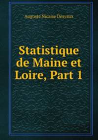 Statistique de Maine et Loire, Part 1