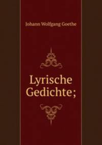 Lyrische Gedichte;