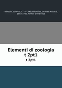 Elementi di zoologia. t 2pt1
