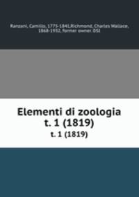 Elementi di zoologia. t. 1 (1819)