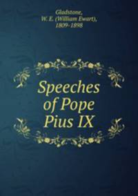 Speeches of Pope Pius IX