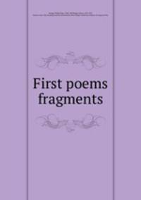 First poems & fragments