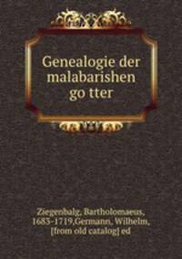 Genealogie der malabarishen gotter
