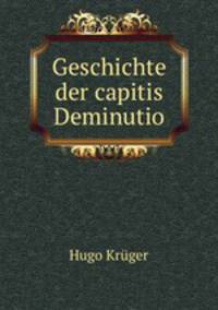 Geschichte der capitis Deminutio