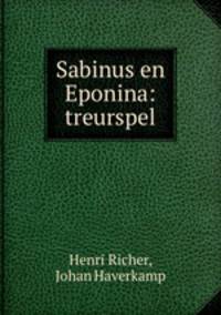 Sabinus en Eponina: treurspel