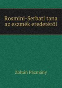 Rosmini-Serbati tana az eszmk eredetrl
