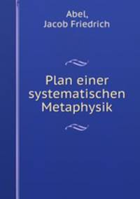 Plan einer systematischen Metaphysik