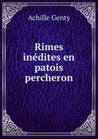Rimes indites en patois percheron