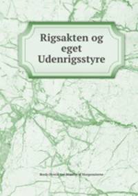 Rigsakten og eget Udenrigsstyre