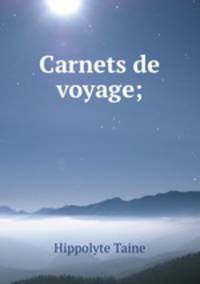 Carnets de voyage;