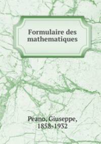 Formulaire des mathematiques
