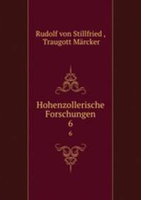 Hohenzollerische Forschungen. 6