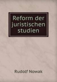 Reform der juristischen studien