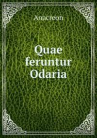 Quae feruntur Odaria