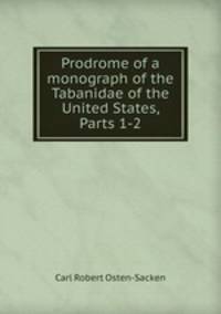 Prodrome of a monograph of the Tabanidae of the United States, Parts 1-2