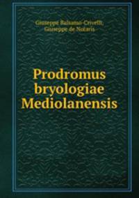 Prodromus bryologiae Mediolanensis