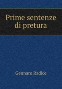 Prime sentenze di pretura