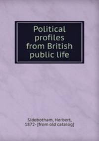 Political profiles from British public life