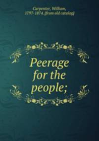 Peerage for the people;