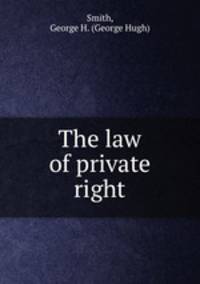 The law of private right