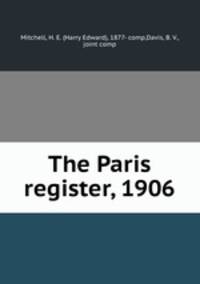 The Paris register, 1906