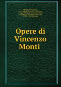 Opere di Vincenzo Monti