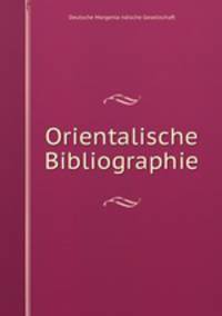 Orientalische Bibliographie