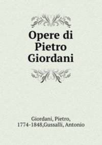 Opere di Pietro Giordani