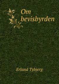 Om bevisbyrden