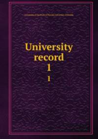 University record. 1