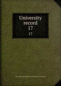 University record. 17