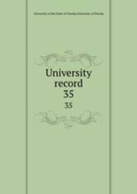 University record. 35
