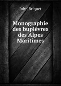 Monographie des buplevres des Alpes Maritimes
