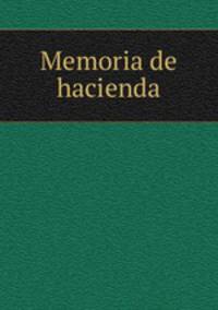 Memoria de hacienda