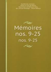 Mmoires. nos. 9-25