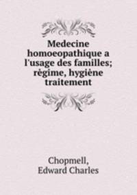 Medecine homoeopathique a l