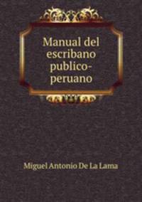 Manual del escribano publico-peruano