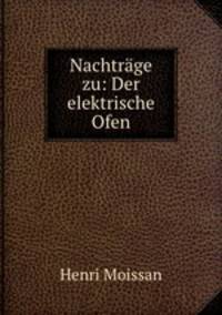 Nachtrage zu: Der elektrische Ofen