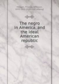 The negro in America, and the ideal American republic