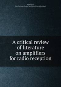 A critical review of literature on amplifiers for radio reception