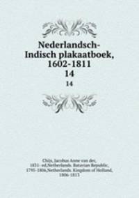 Nederlandsch-Indisch plakaatboek, 1602-1811. 14