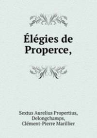 Elegies de Properce