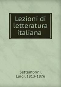 Lezioni di letteratura italiana