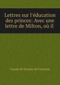 Lettres sur l
