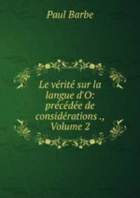 Le verite sur la langue d