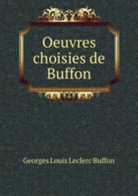 Oeuvres choisies de Buffon